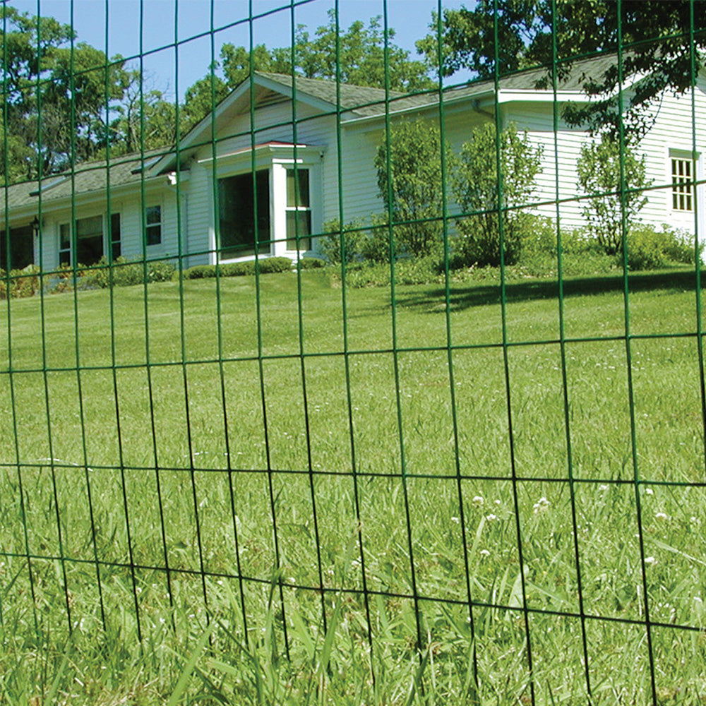 YARDGARD 4 Inch by 2 Inch Mesh, 48 Inch by 50 Foot 14 Gauge PVC Coated Welded Wire Fence