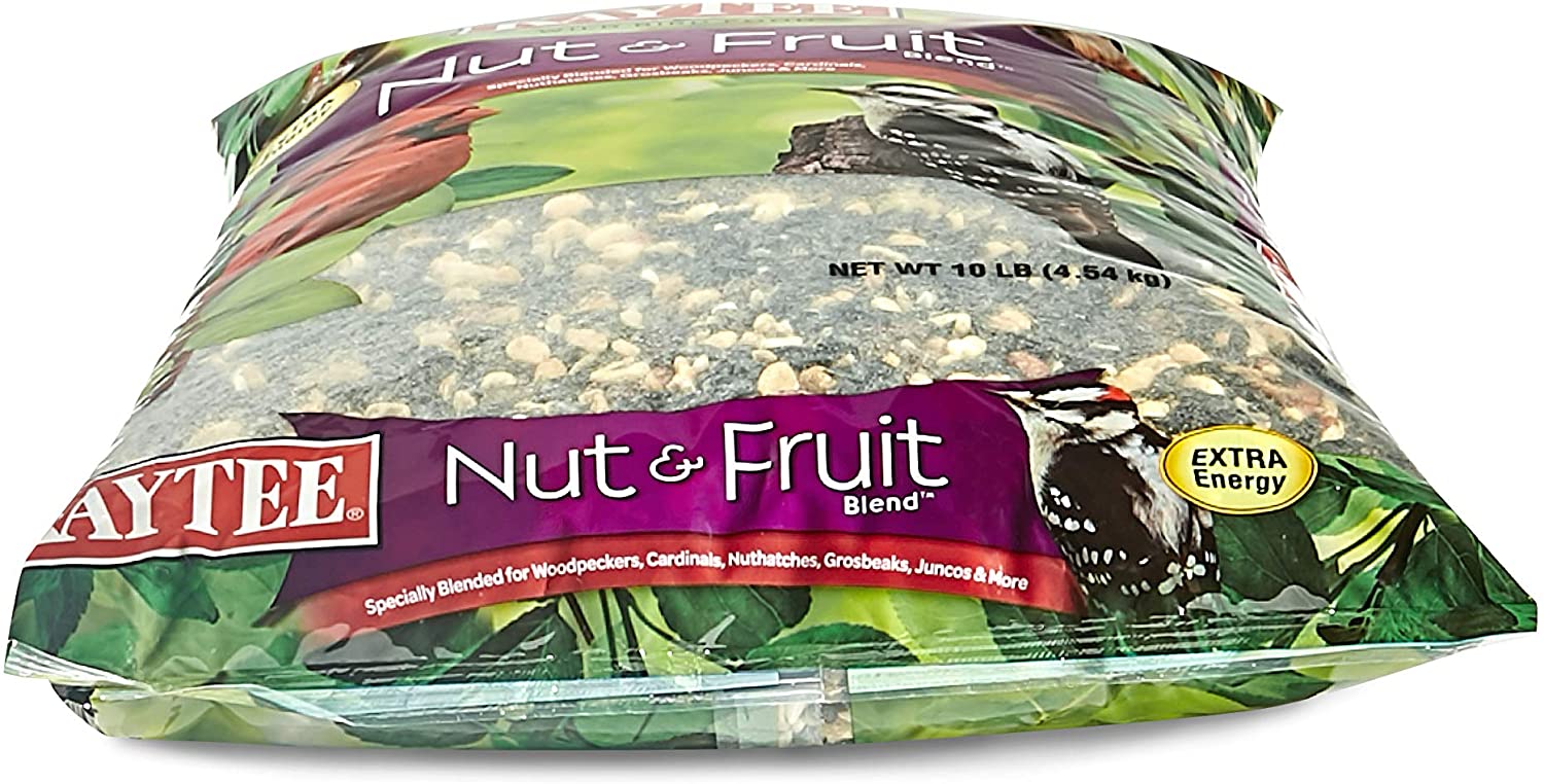 Kaytee Wild Bird Food Nut and Fruit Blend， 10 Pounds