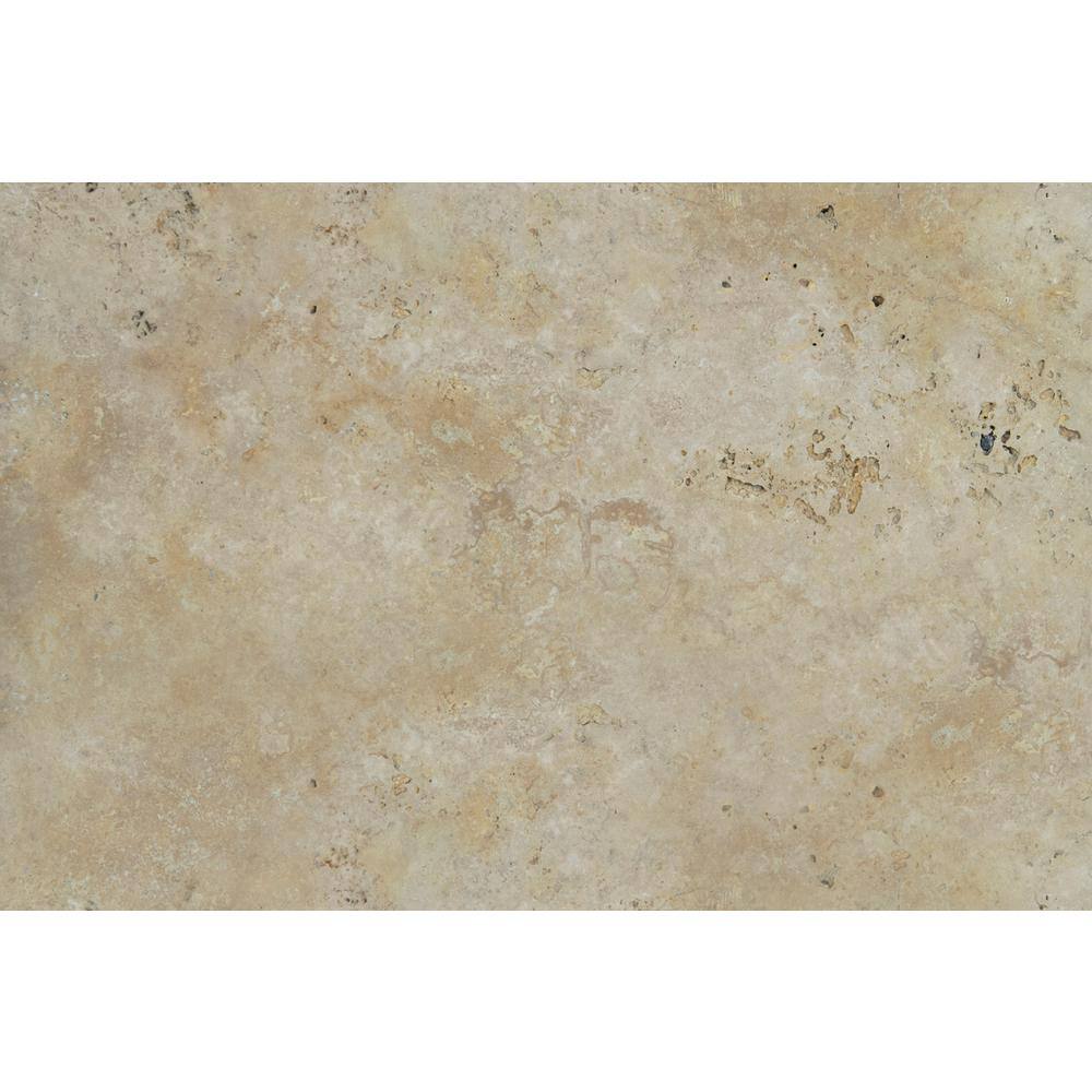 MSI Riviera 24 in. x 16 in. x 1.18 in. RectangleTumbled Travertine Paver Tile (2.67 sq. ft.) LPAVTRIV1624T