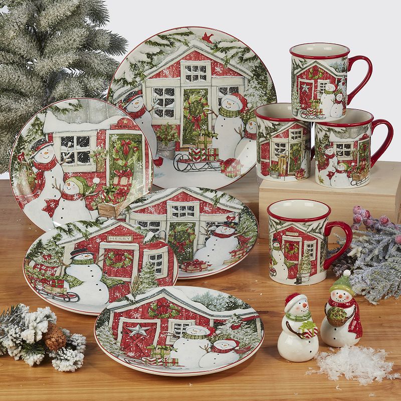 Certified International Santa's Workshop 16-pc. Dinnerware Set