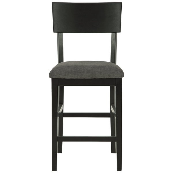 Ashley Furniture Chanzen Gray/Black Upholstered Barstool (Set of 2) - 18