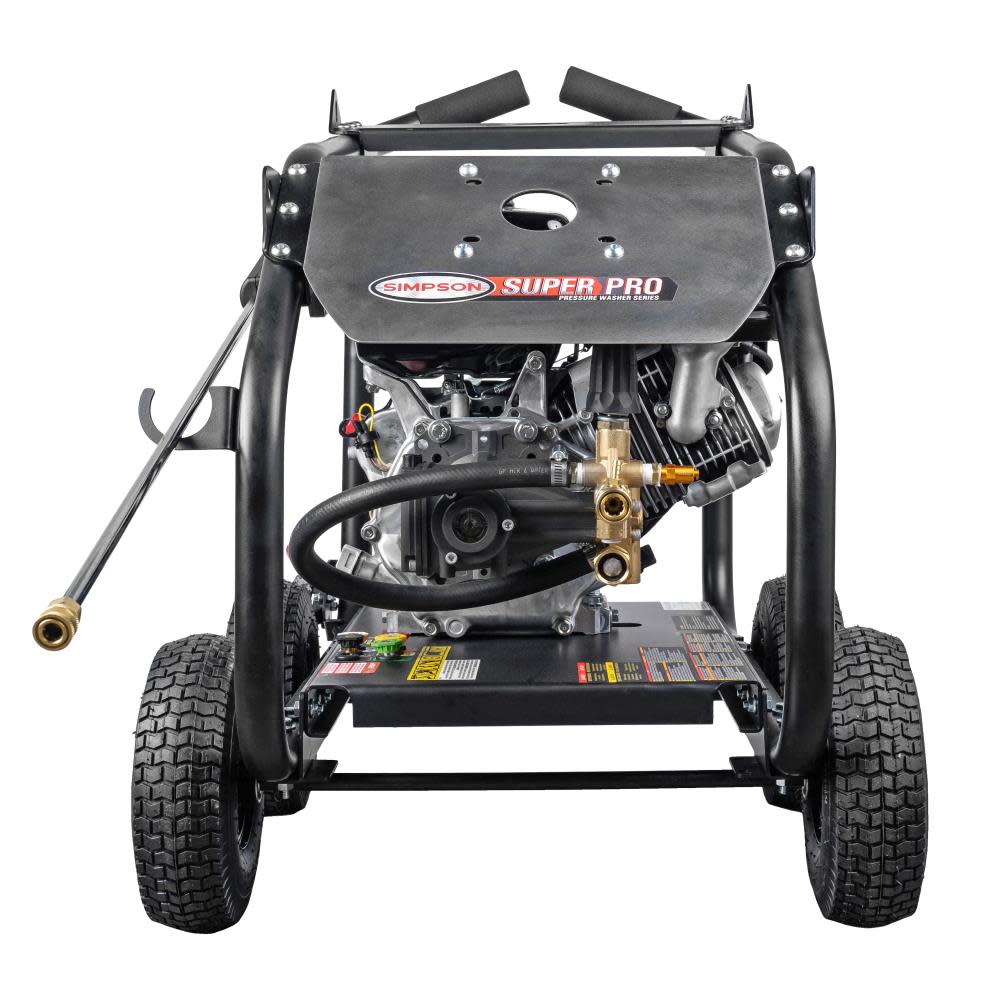 Simpson SuperPro Roll Cage Cold Water Professional Gas Pressure Washer 4400 PSI ;