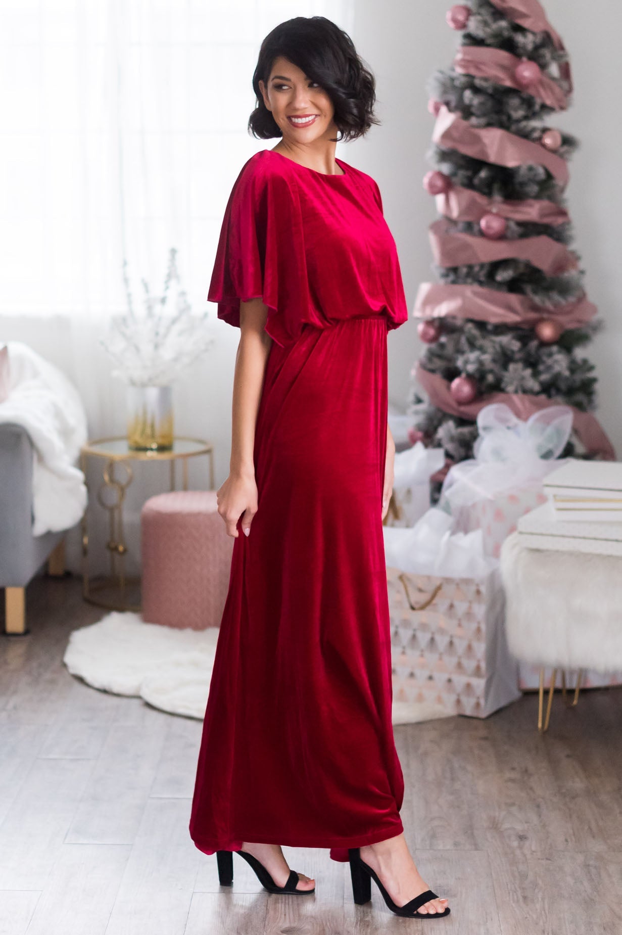 The Joy Evening Out Velvet Gown