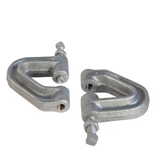 The Plumber's Choice Purlin Beam Clamp for 0.38 in. Threaded Rod in Electro Galvanized Iron 38CLPUG