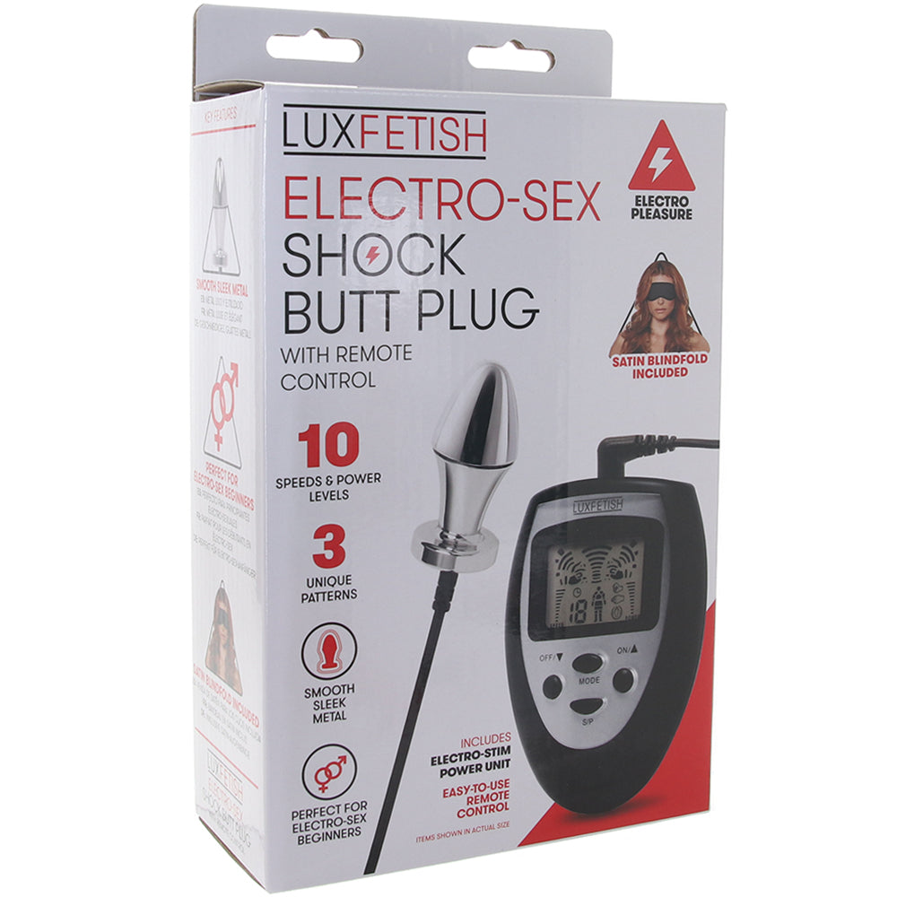 Lux Fetish Electro-Sex Shock Butt Plug