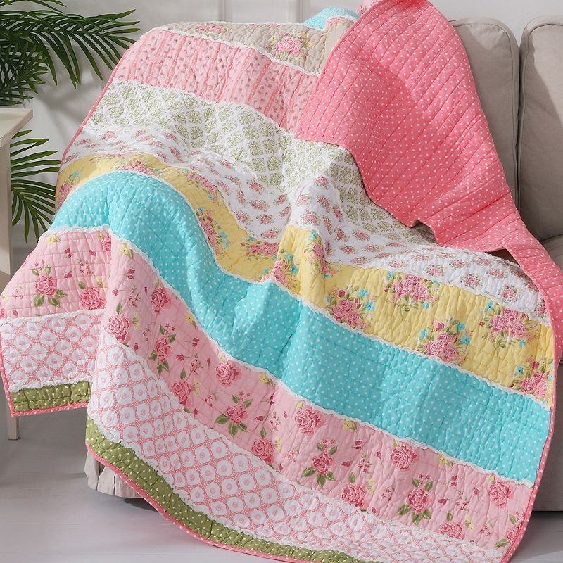 Levtex Home Vintage Garden Quilted Throw