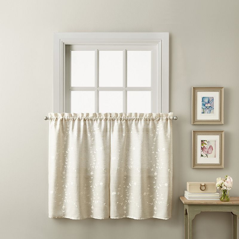 CHF Lynette Tier Window Curtain Set