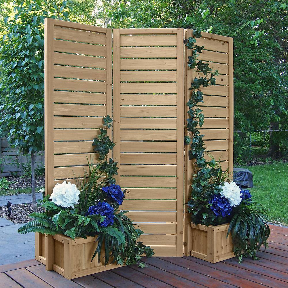 Yardistry 5' x 5' Wood Privacy Screen YM11703