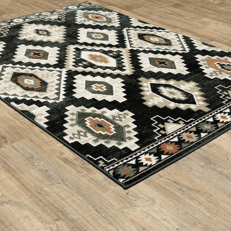 StyleHaven Genova Southwest Diamonds Area Rug