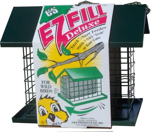 CandS EZ Fill Deluxe Snak and Suet Feeder Wild Bird Feeder