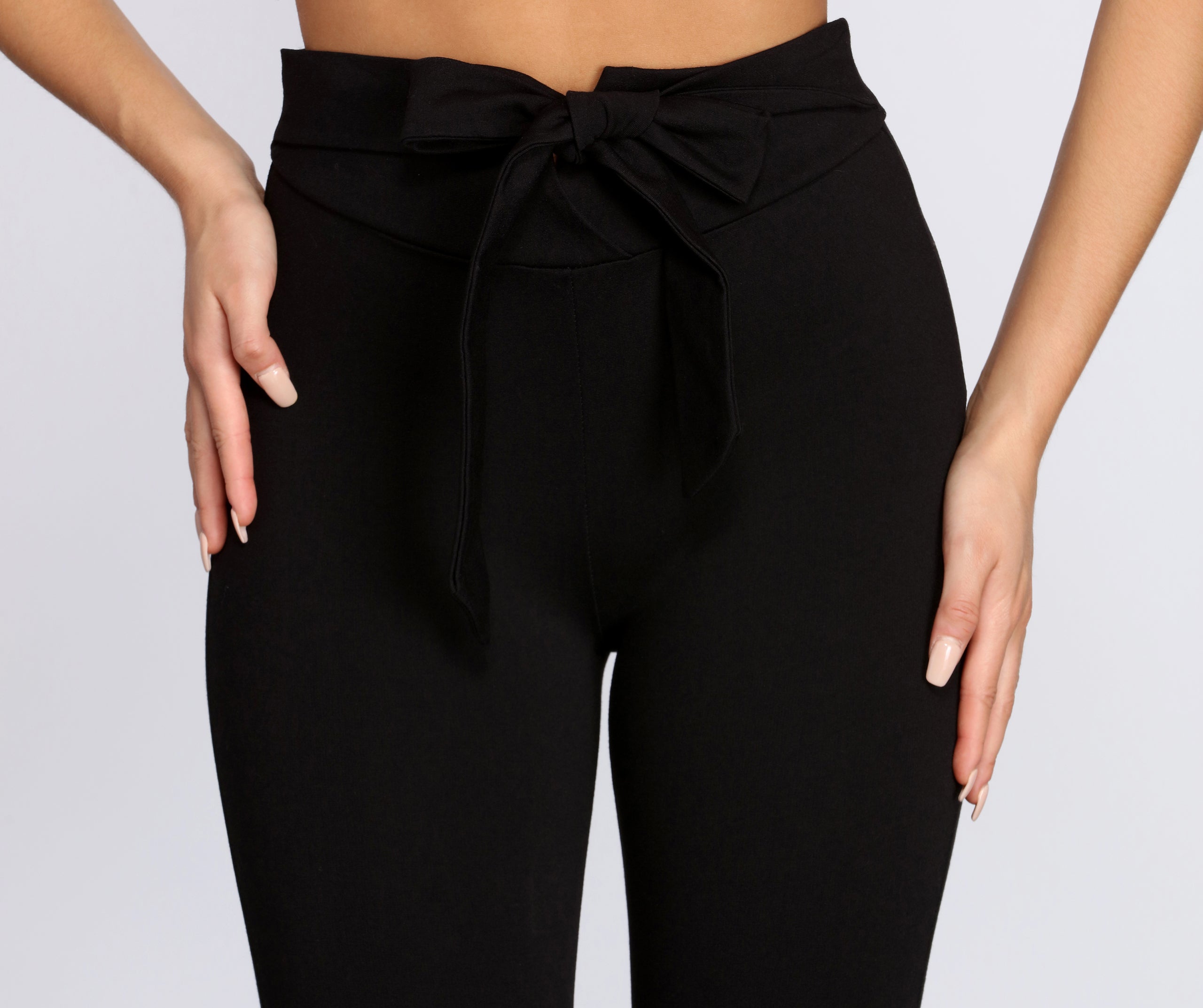 Keep It Classy Tie Waist Pants