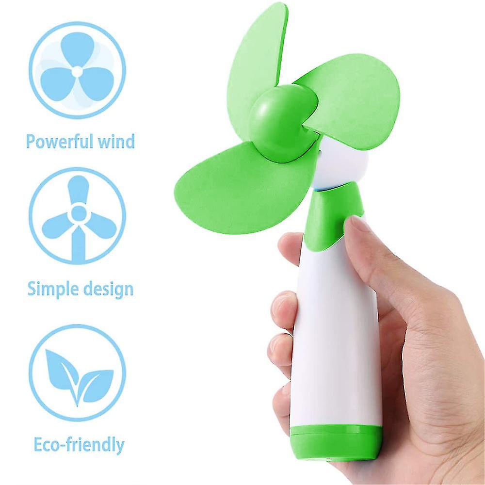 Mini Handheld Fan-soft Foam Blade-battery Drive (without Battery)