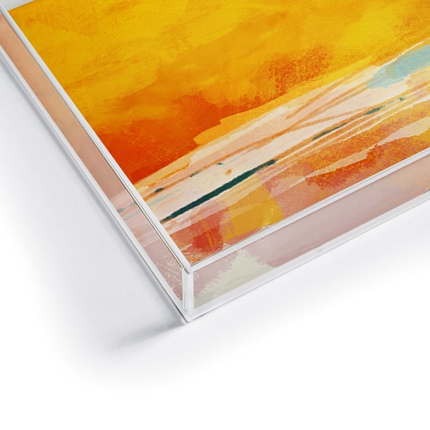 Lunetricotee Sunny Landscape Acrylic Tray Deny Designs