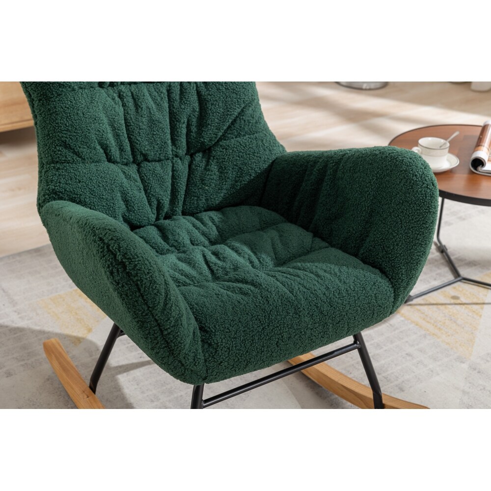 Teddy Fabric Rocking Chair