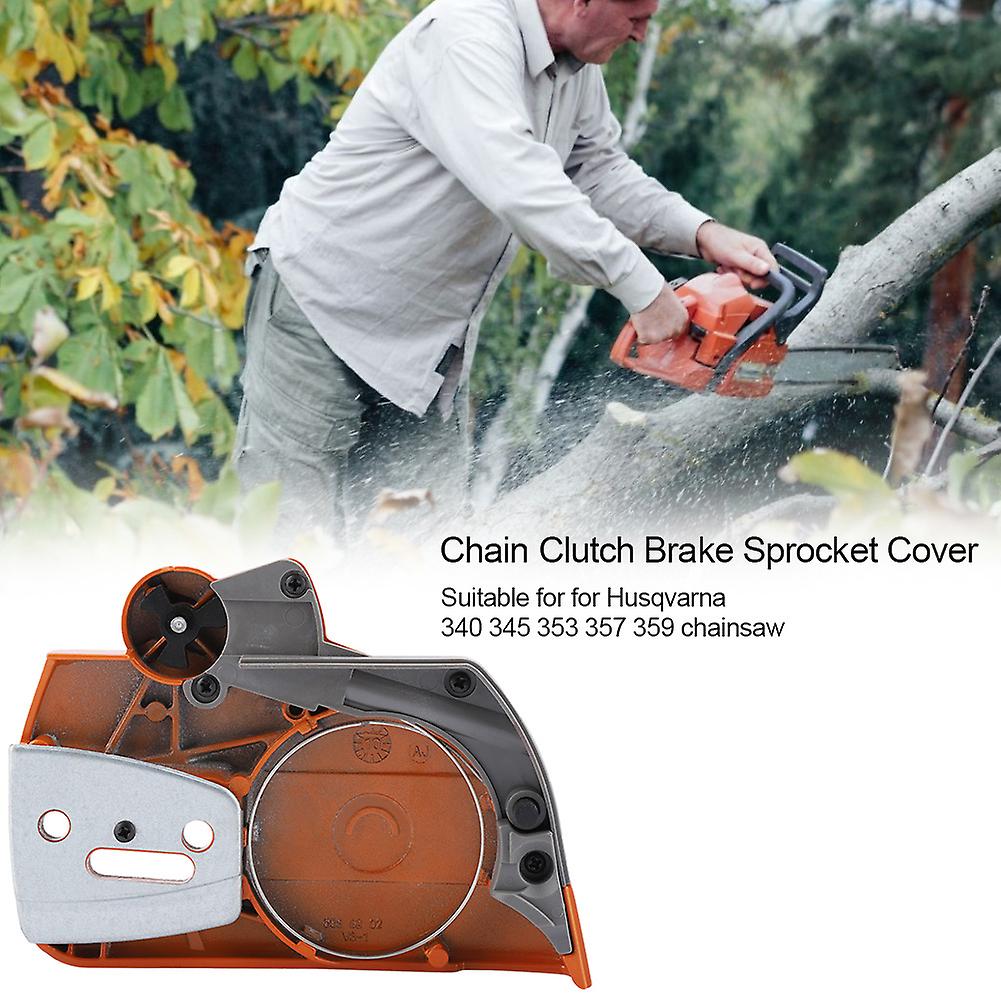 Chain Clutch Brake Sprocket Cover Fit For Husqvarna 340 345 353 357 359 Chainsaw