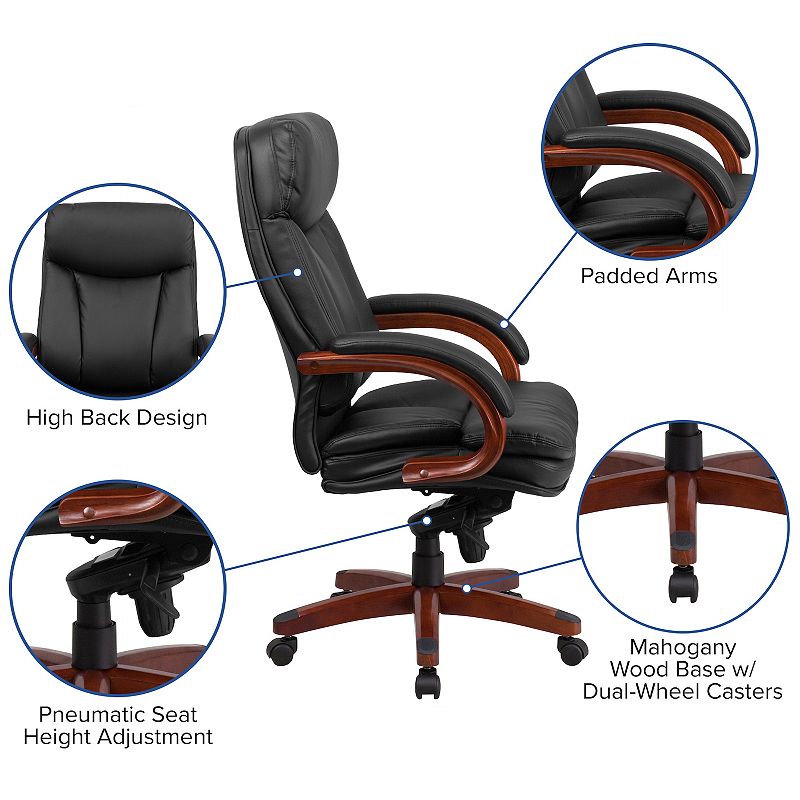 Flash Furniture Hansel High Back LeatherSoft Office Chair