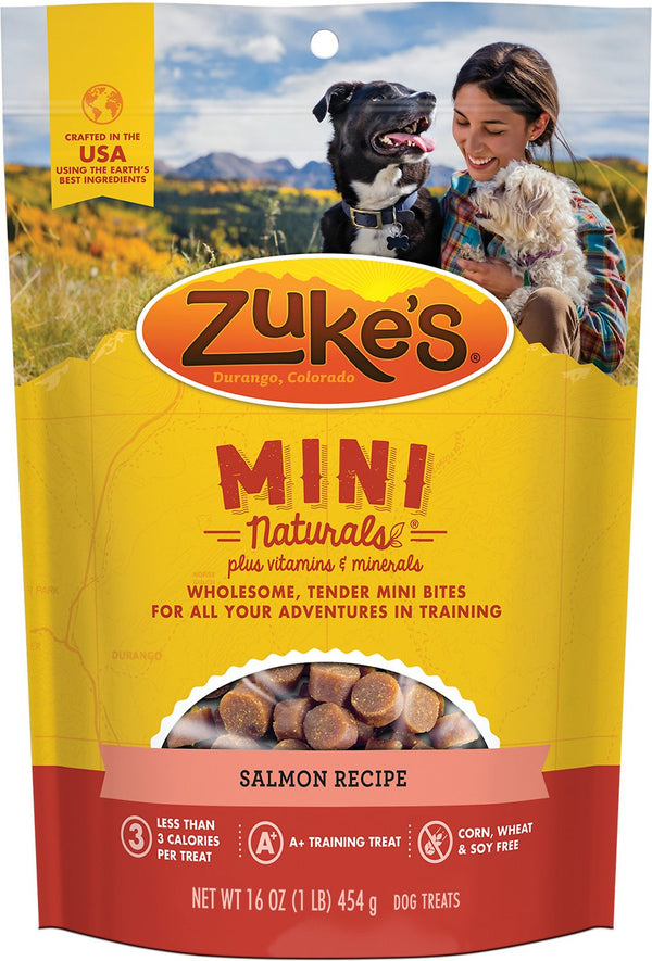 Zuke's Mini Naturals Salmon Treats for Dogs