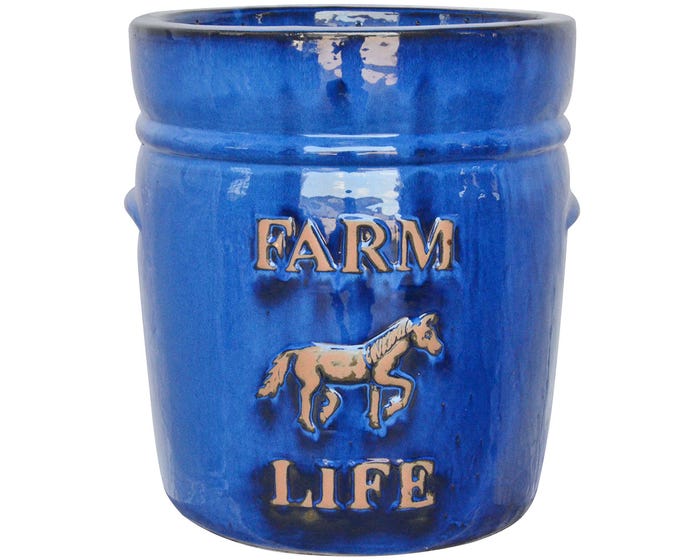 Michael Carr 11.4 inch Horse Planter 2855-3C