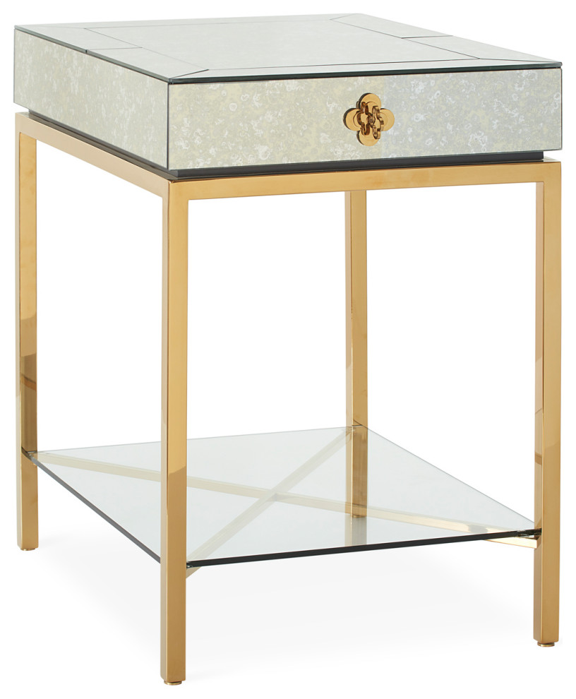 Delphine Tall Side Table   Contemporary   Side Tables And End Tables   by Jonathan Adler  Houzz