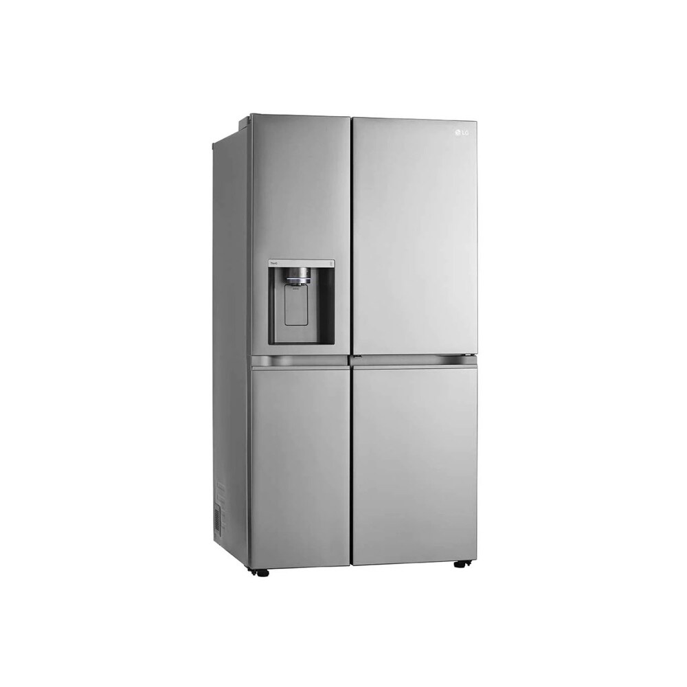 LG 27 cu. ft. Side By Side Door in Door Refrigerator with Craft Ice  Print Proof Stainless Steel