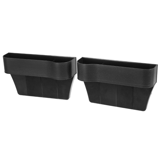 Unique Bargains Multifunctional Car Seat Gap Storage Box 1 Pair