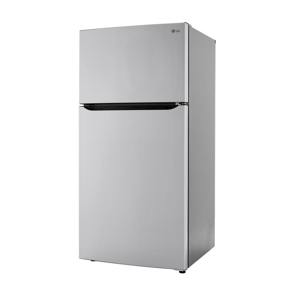 LG 24 cu. ft. Top Mount Freezer Refrigerator with Multi-Flow Air System in Stainless Steel Garage Ready LHTNS2403S