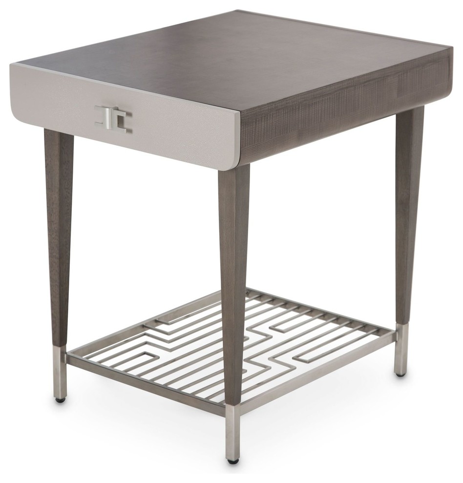 AICO Michael Amini Roxbury Park End Table   Contemporary   Side Tables And End Tables   by Unlimited Furniture Group  Houzz