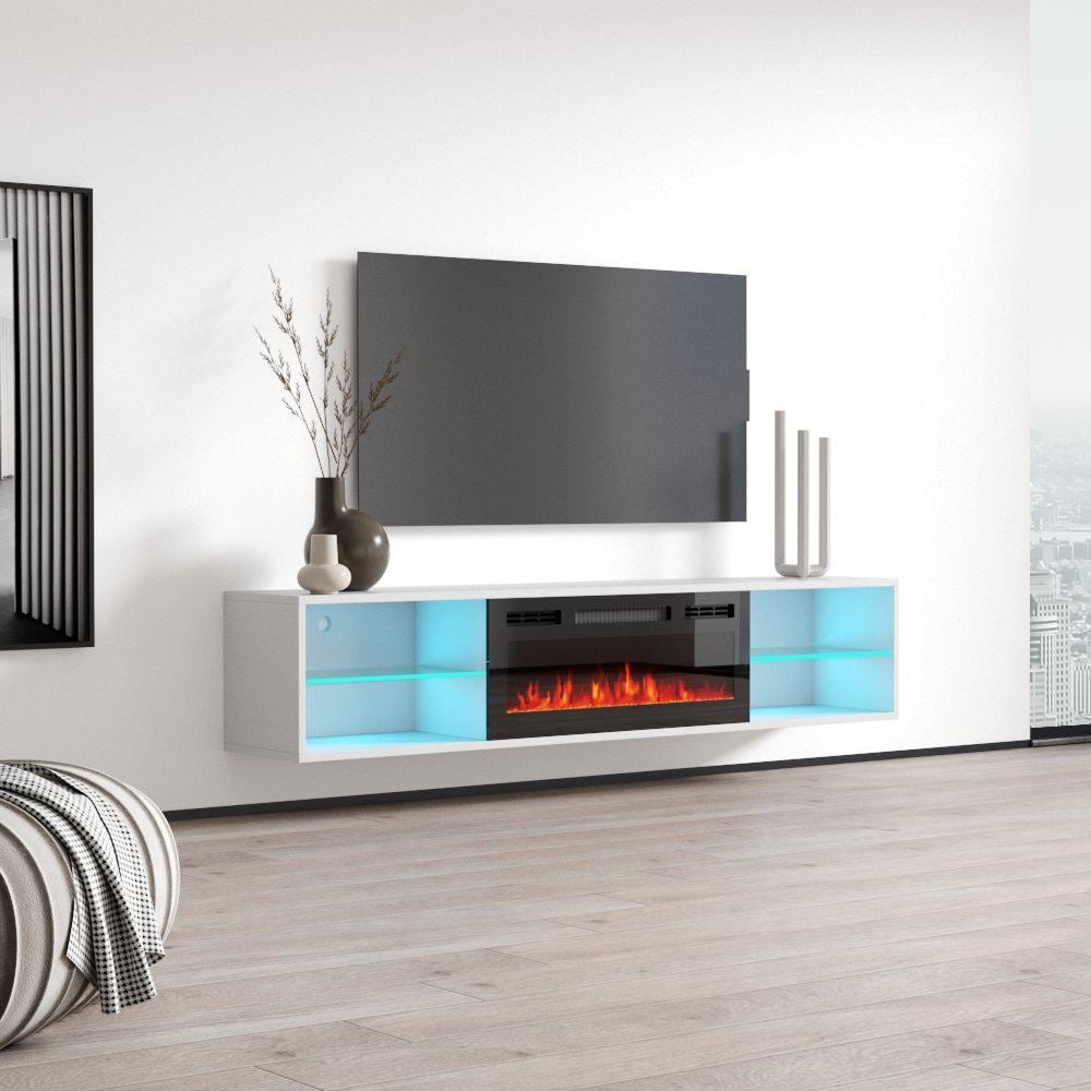 Lima EF Wall Mounted Electric Fireplace 72\