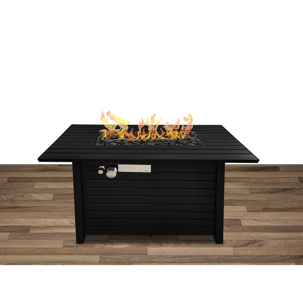 LSI Steel Propane/Natural Gas Fire Pit Table