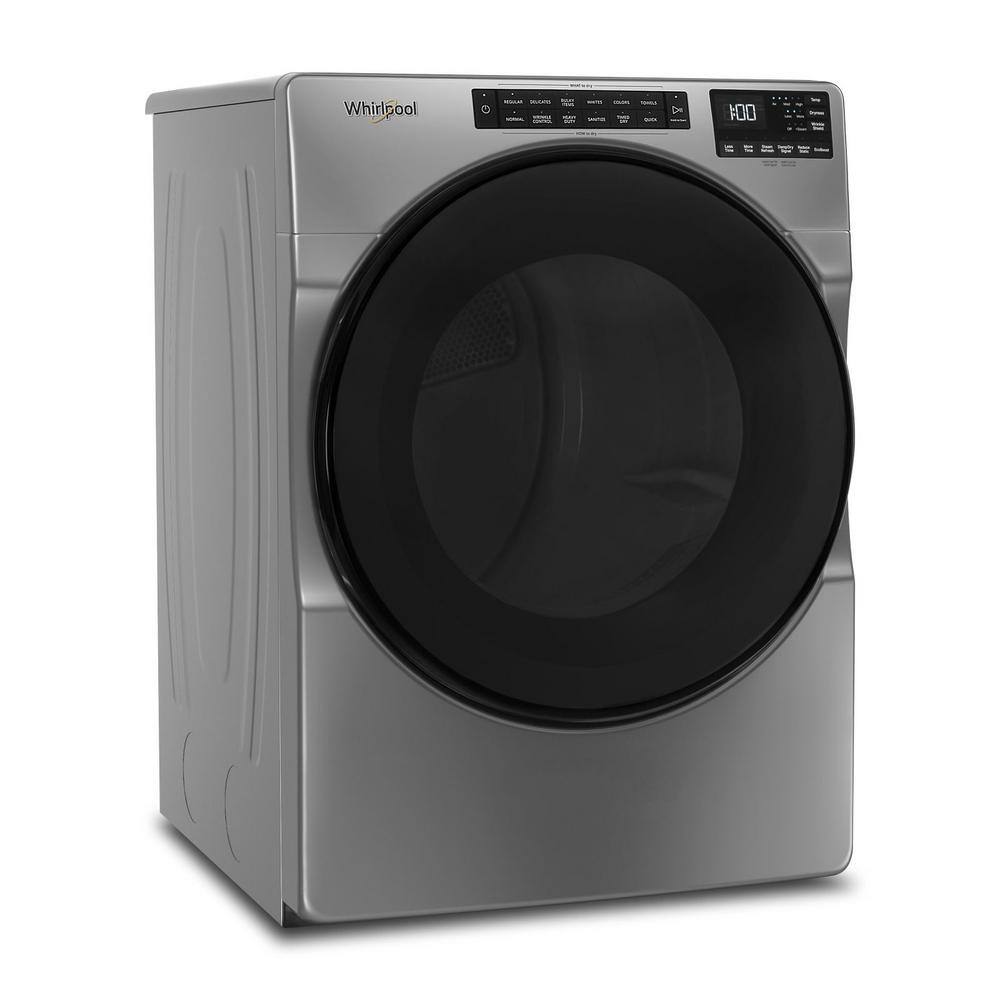 Whirlpool 7.4 cu. ft. Vented Gas Dryer in Chrome Shadow WGD6605MC