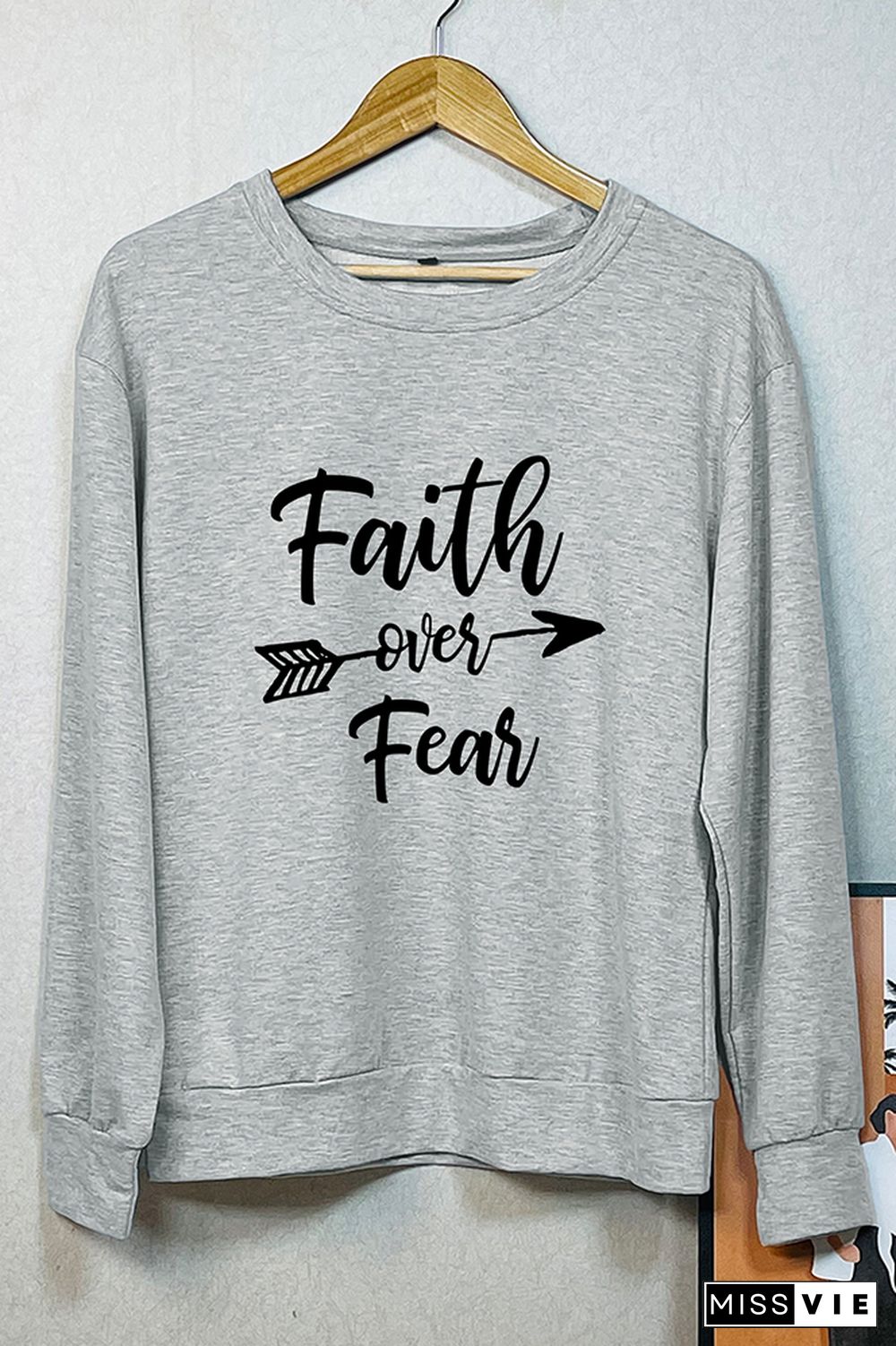 Faith over Fear Sweatshirt Wholesale