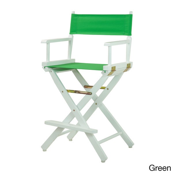 White Frame 24-inch Director's Chair