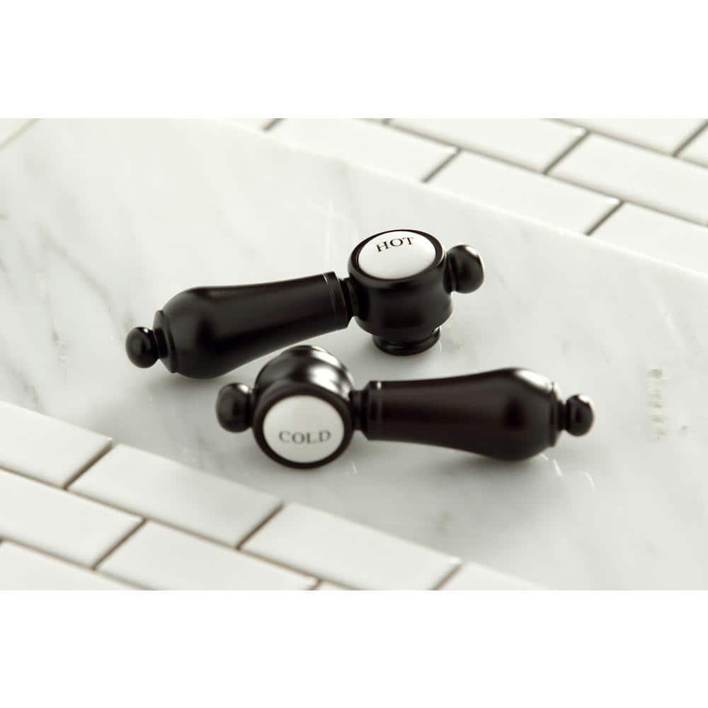 Kingston Brass Traditional 4 in Centerset 2Handle Bathroom Faucet in Oil Rubbed Bronze