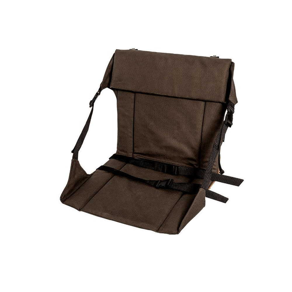 Brown Canvas Canoe and Camp Chair With Pouch