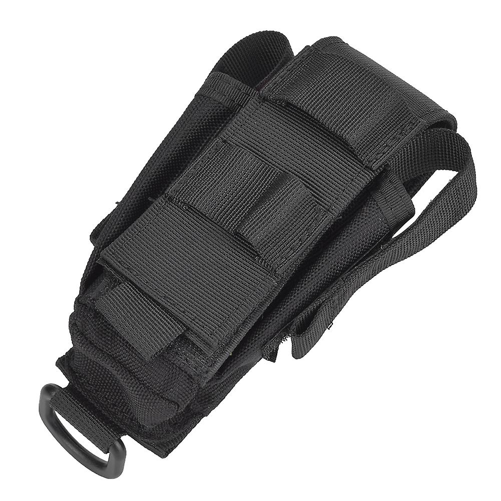 Nylon Multifunction Tool Storage Bag Multiple Pocket Organizer For Pencil Knife Flashlightblack