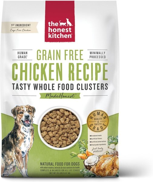 The Honest Kitchen Grain-Free Chicken Whole Food Clusters Dry Dog Food