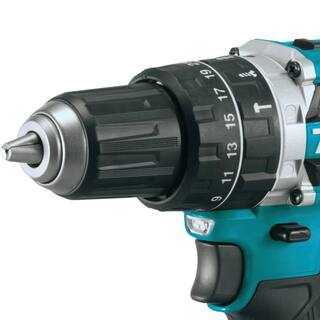 Makita 18V 5.0 Ah LXT Lithium-Ion Compact Brushless Cordless 12 in. Hammer Driver-Drill Kit XPH12T