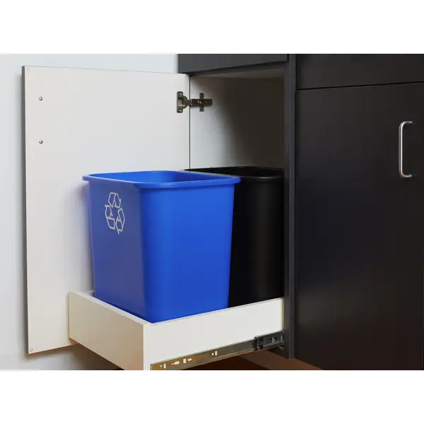 United Solutions 28 Quart Recycle Wastebasket