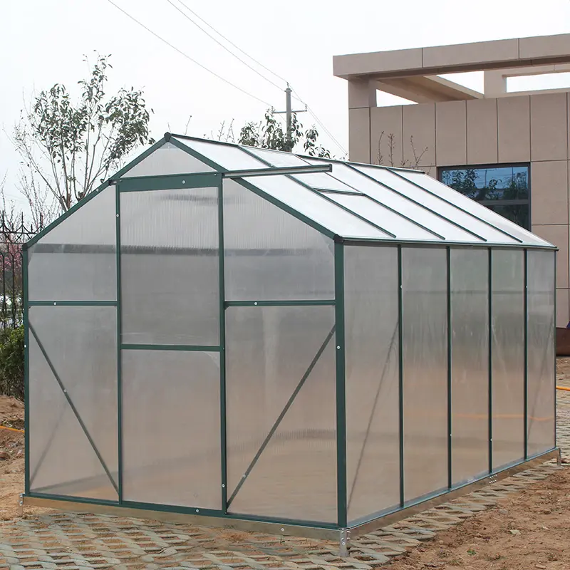 Factory Wholesale Greenhouse Supplies Greenhouse Structure Galvanized Steel Plastic Greenhouse For Outdoors