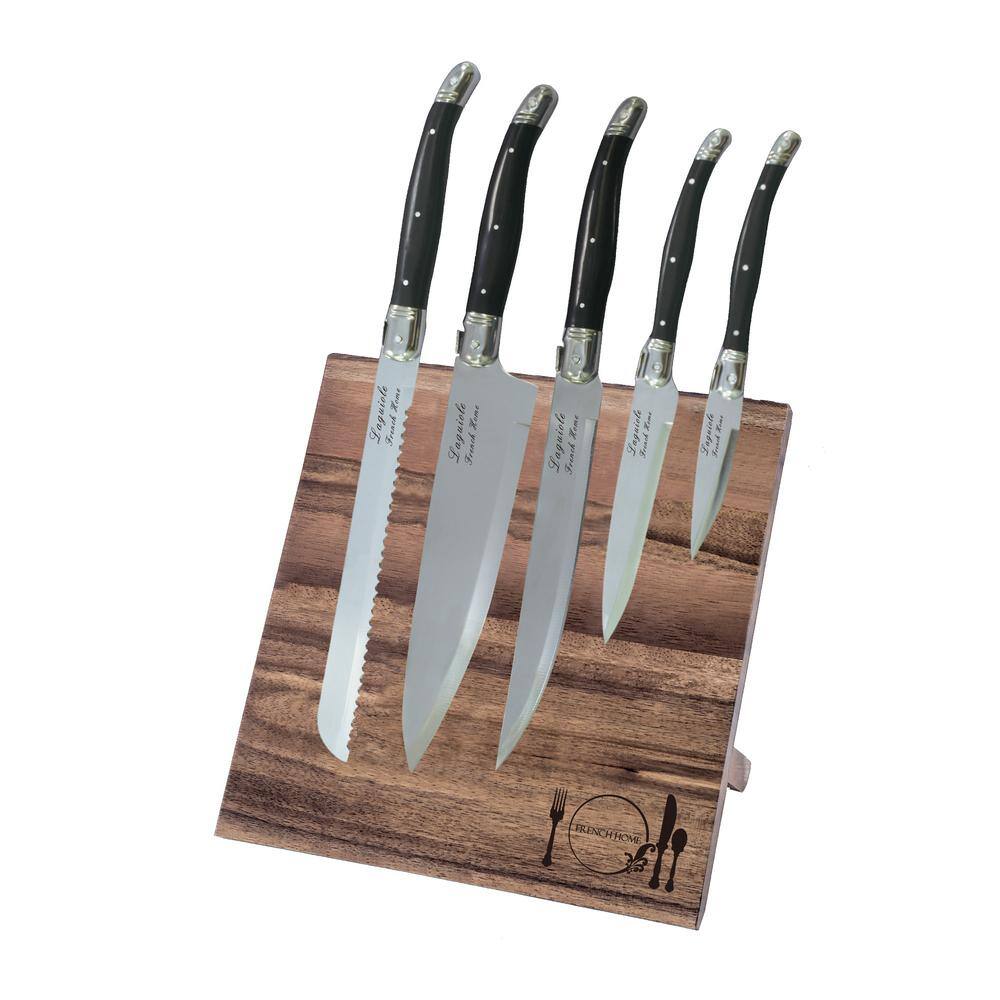 French Home Ultimate 13 Piece Laguiole Kitchen and Steak Knife  Fork Set GRP283