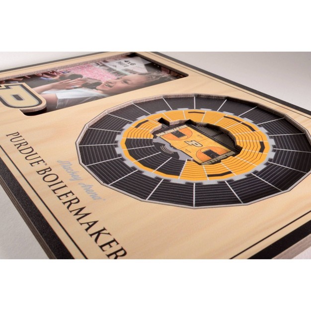 X 6 quot Ncaa Purdue Boilermakers Basketball 3d Stadiumviews Picture Frame