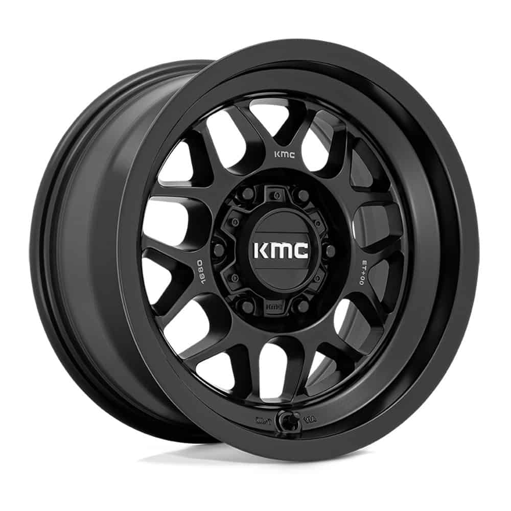 KMC Wheels KM725 16X8 6X5.5 S-BLK 0MM