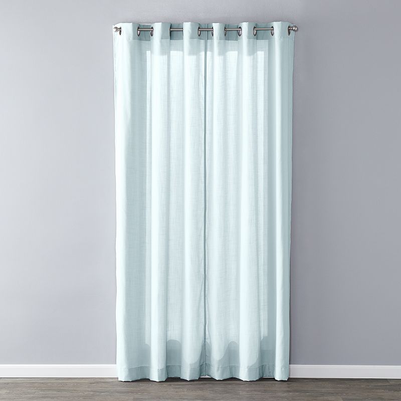 Saturday Knight， Ltd. 1-panel SunSafe Raine Window Curtain