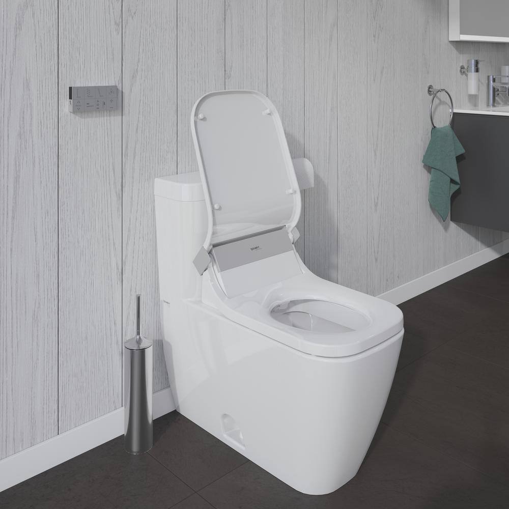 Duravit SensoWash Starck Electric Bidet Seat for Elongated Toilet in White 610300001001300