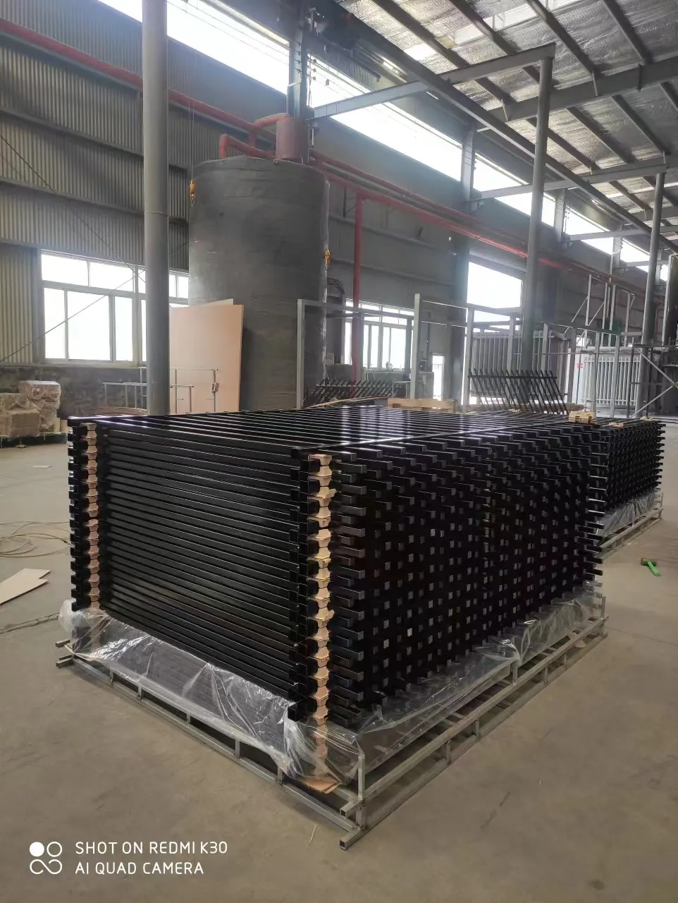 Security Zinc Steel Galvanized Security Zinc Steel Fence Protective Fence Courtyard Factory Supply