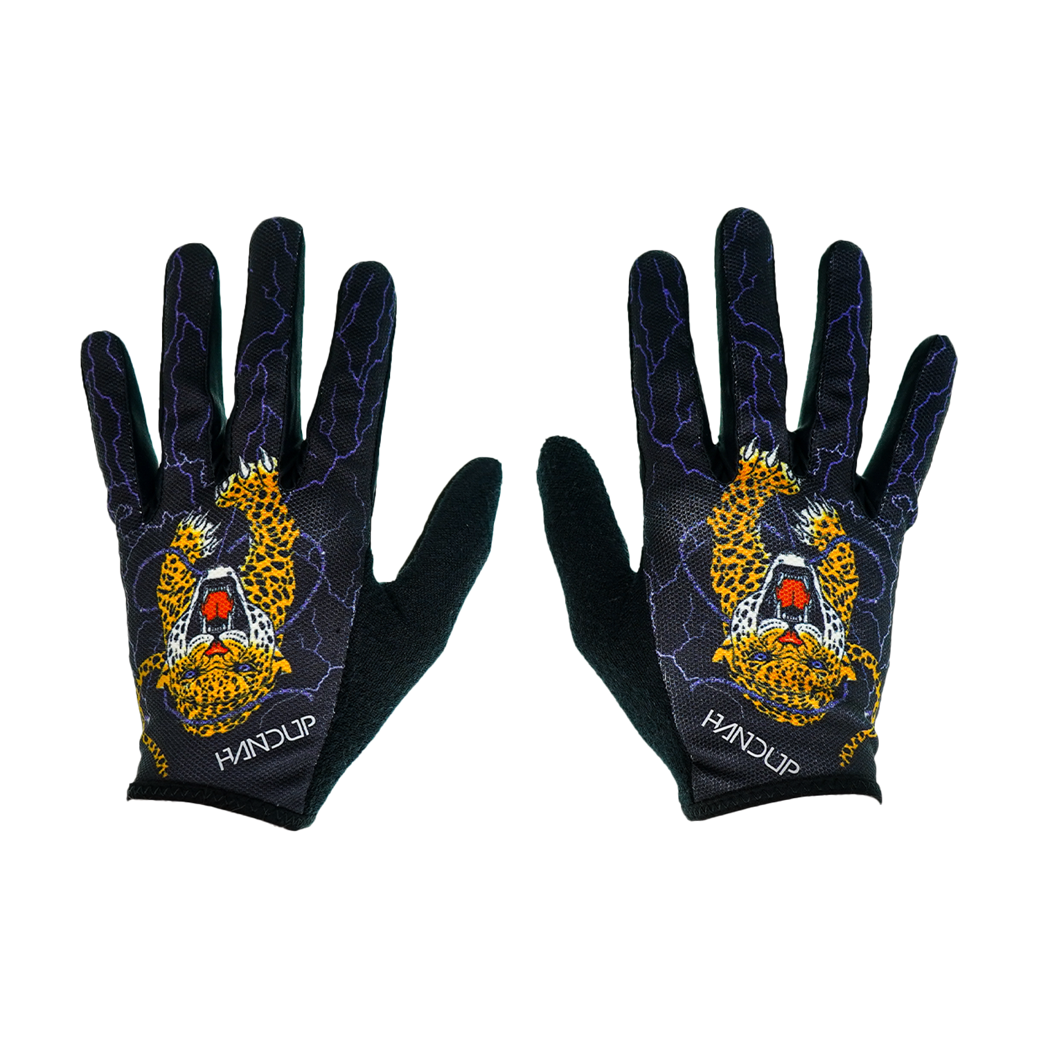 Gloves - Lightning Leopard by Handup Gloves