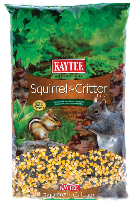 Kaytee Squirrel and Critter Assorted Species Corn Squirrel and Critter Food 10 lb