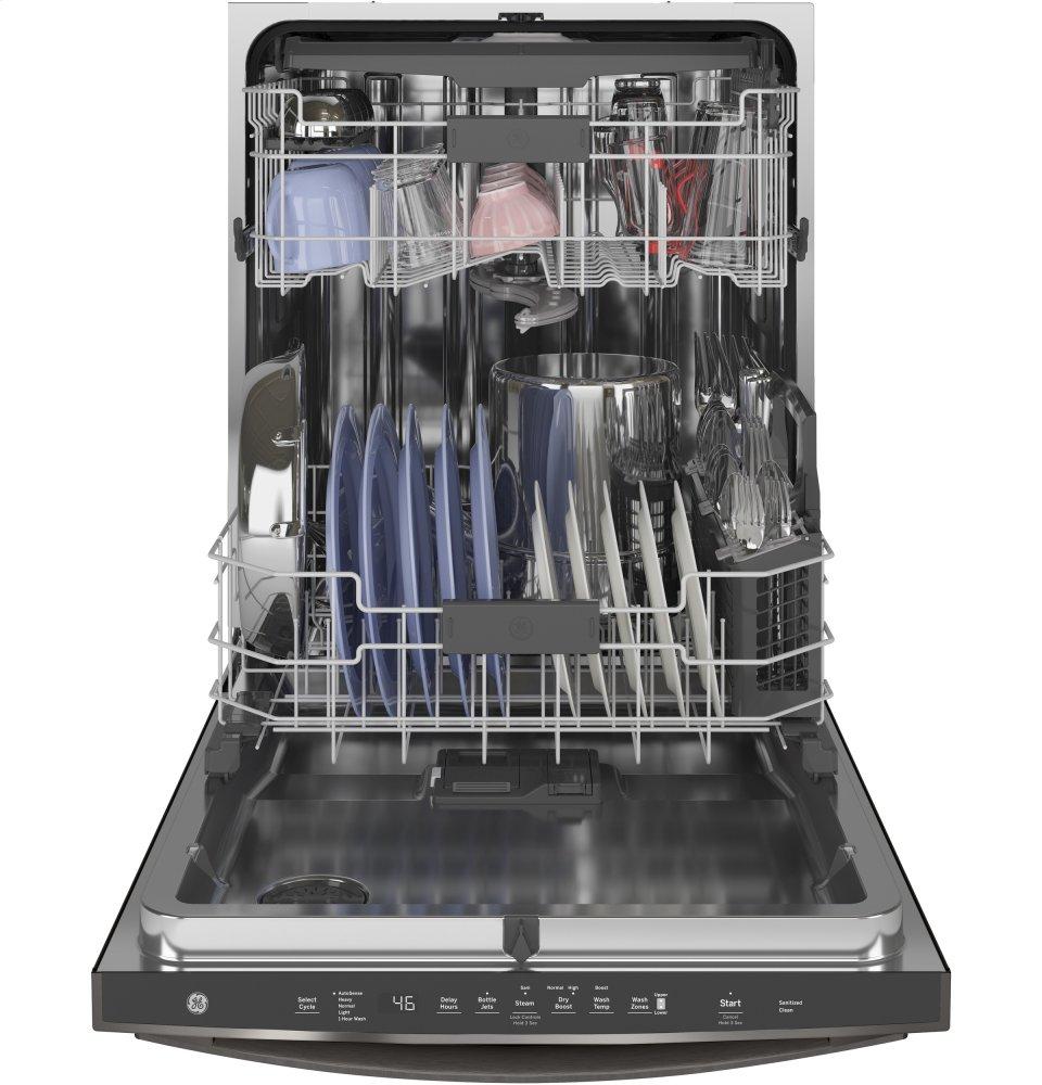 Ge Appliances GDT665SBNTS Ge® Top Control With Stainless Steel Interior Dishwasher With Sanitize Cycle & Dry Boost With Fan Assist