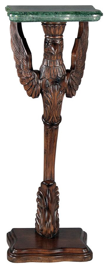 Design Toscano Griffin Of Hanover Pedestal   Traditional   Plant Stands And Telephone Tables   by Kolibri Decor  Houzz