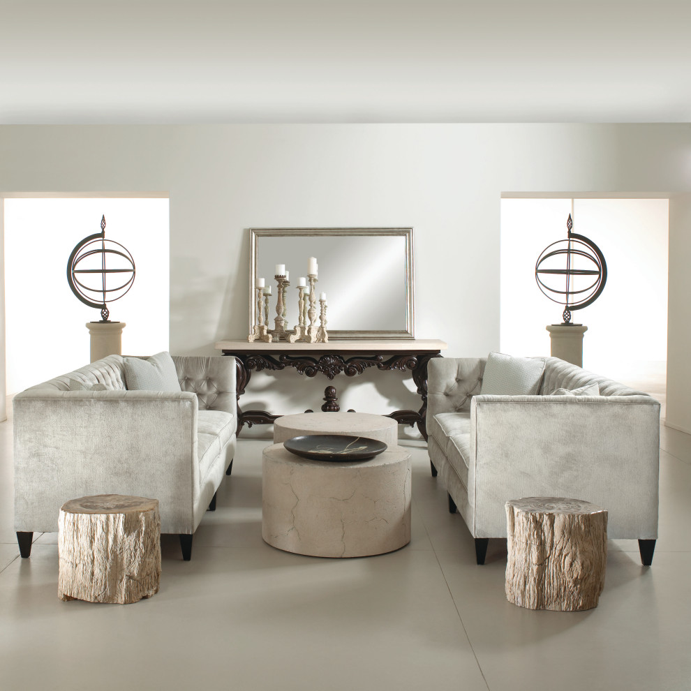 Bernhardt Petrified Wood Side Table   Rustic   Side Tables And End Tables   by Bernhardt Furniture Company  Houzz